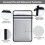 Fireproof Waterproof Document Bag Grey Rectangular 3
