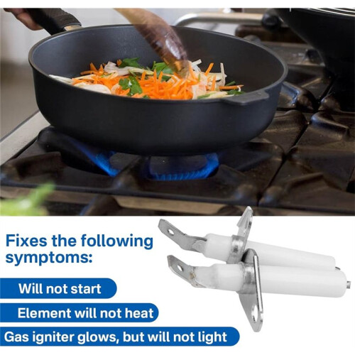 4 Pack Gas Range Stove Ignitor Electrode 8523793 Replacement for  Gas Range Igniter,Amana Oven Ignitor 2
