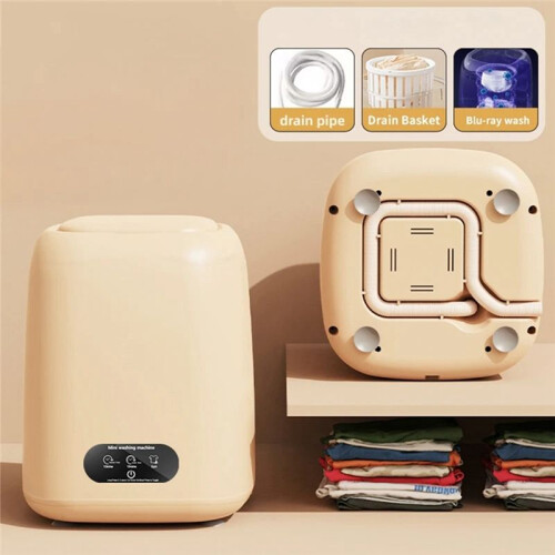 Small Washing Machine for Underwear Children'S Clothes  Washer Fully Automatic Washing Machine EU Plug 2
