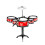 Kids Drum Set Educational for Toddlers 5-Pad Red 4