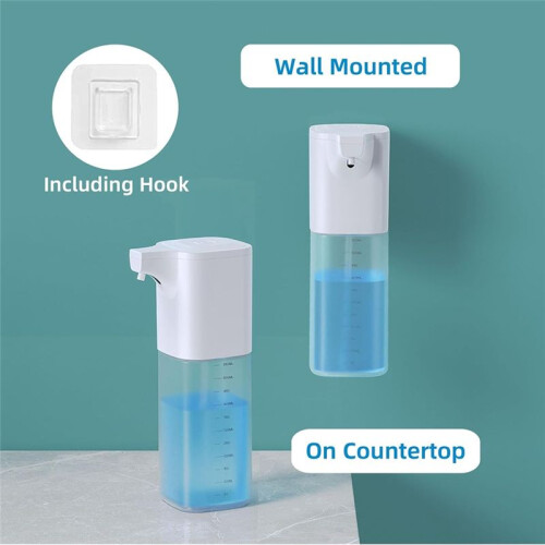 550ML Automatic Touchless Soap Dispenser, USB Rechargeable, Infrared Sensor, Hands-Free,  Foam Machine for Hygiene 2
