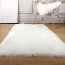 Faux Fur Rug Soft Fluffy Shaggy Sheepskin Floor Carpet