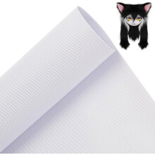 Fursuit Eye Mesh White PVC Net 39x11.8 in 0.2 mm Thick