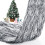 Silver Tinsel Icicles Christmas Tree Decor 3000 Strands 50cm 1