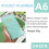 A6 Mini Notebook Organizer Green 173x96mm 1
