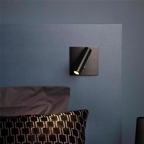 Embedded LED Wall Lamp with  Adjustable Hotel Bedroom Headboard Reading Light Bedside Sconce Spotlight Fixture 2