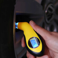 Digital Tire Pressure Gauge with Backlit LCD and Non-Slip