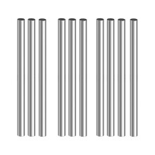 304 Stainless Steel Round Rod 5mm x 125mm 10 pcs
