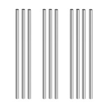 304 Stainless Steel Round Rod 4mm x 330mm 10Pcs