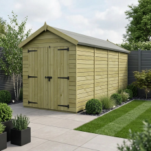 6 x 20 Apex Shed Tanalised (Double Door, No Windows)