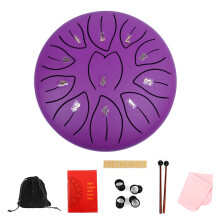 Steel Tongue Drum 11-Tone Small Percussion Instrument
