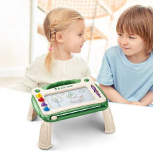 Montessori Drawing Board with 4 Stamps and 1 Pencil
