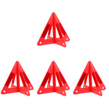 Roadside Emergency Triangle Red 4 pcs