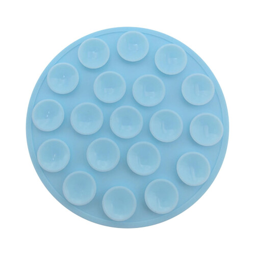 Sky Blue Double-Sided Silicone Suction Cup Phone Holder