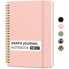 Spiral Journal Notebook College Ruled 140 Pages A5 Hardcover