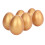 Wooden Simulation Easter Eggs 2.3 Inch Solid 6 Pack 1