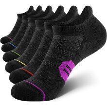 Women's Ankle Running Socks Cushioned Low Cut 6 Pack