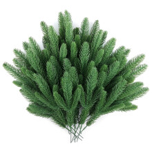 TETOU Artificial Norfolk Pine Branches Green Cedar Sprigs