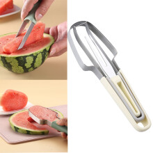 TETOU Watermelon Cutter Slicer 3-in-1 Stainless Steel Yellow