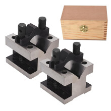 Precision V Block with Clamp Set 2-3/8 inch 90 Hardened