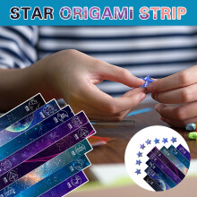 Easter Star Paper Strips Decoration Craft Supplies 12 pcs