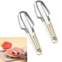 TETOU Watermelon Cutter Slicer 3-in-1 Stainless Steel 2 Pcs
