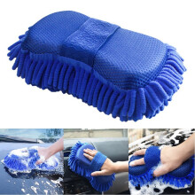 Auto Cleaning Sponge Car Wash Brush Pad Microfiber 1 Piece