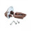 Drawer Track Guide Replacement Set Brown 4 pcs 1