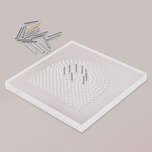 Acrylic Quilling Board DIY Grid Guide Winding Plate 1 Set