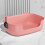 Cat Litter Box Spill-Proof Extra-Large Open Tray 1