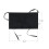 Women's Pocketed Half Apron with Reinforced Seams, Black, 5
