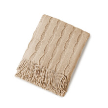 Soft Knitted Throw Blanket Cozy Fleece 150x200cm