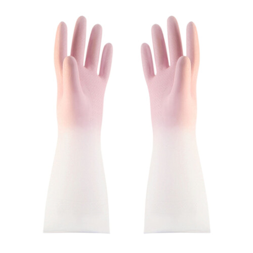Gradient Waterproof Cleaning Gloves Latex PVC 1 Pair