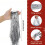 Silver Tinsel Icicles Christmas Tree Decor 3000 Strands 50cm 2