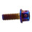FRCOLOR Decorative License Plate Bolts M6x12mm 1