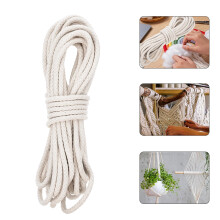 Cotton Rope 0.6 cm x 10 m White 1 Roll