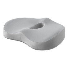 Memory Foam Pillow Cushion Chair Cushion Protection Hip Butt Cushion Office Chair Cushion Long-Sitting Gray