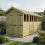 6 x 20 Apex Shed Tanalised (Double Door, With Windows) 1