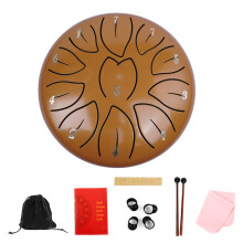 Steel Tongue Drum 11-Tone for Meditation and Healing