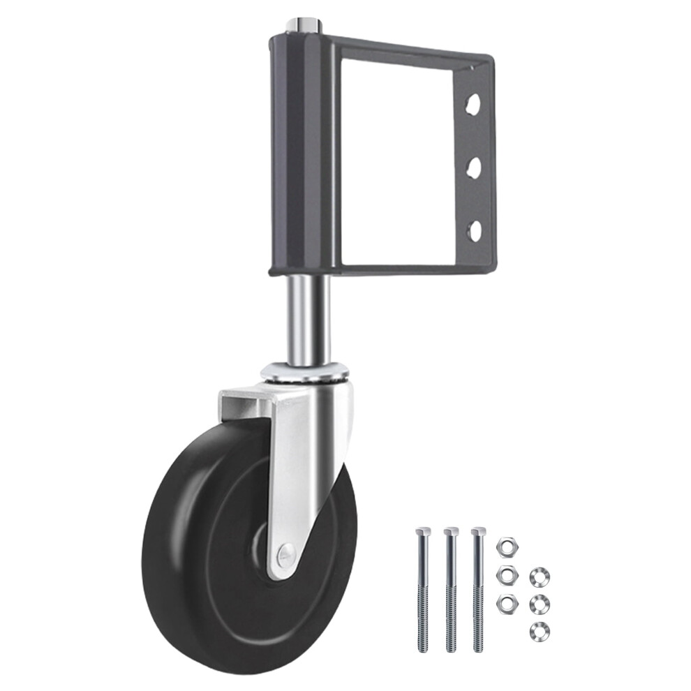 Rubber Spring-Loaded Gate Wheel Caster 360 Swivel 9128909504175