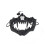 Resin Skull Mask Decoration Classic Skeleton with Sharp 1