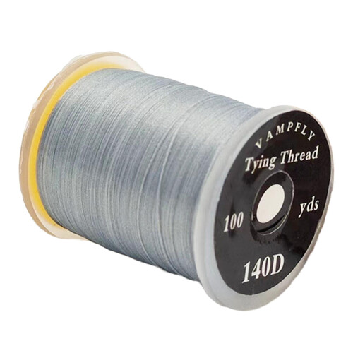 Fly Tying Thread Gray 140D Smooth Braided Multifilament 2