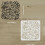 Paisley Stencil Plastic 30x30 cm 1 Piece 2