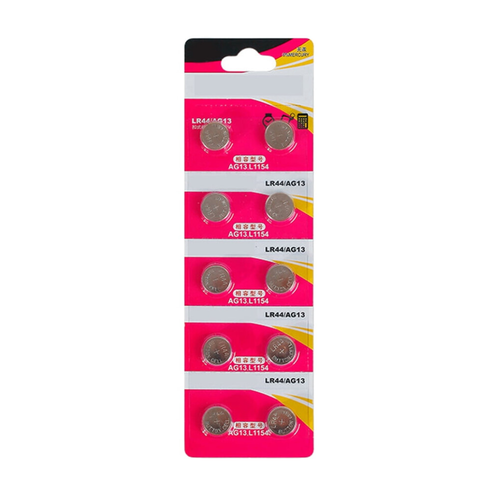 Lr44 Ag13 Button Battery 1.5V Coin Cell Pack Of 10 9128909578589