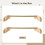 Natural Wood Chicken Perch for Brooder and Coop 2 pcs 5