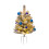 30 inch Pre-lit Artificial Christmas Tree LED Snow Flocked 2