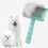 Firm Slicker Brush for Dogs - Extra Long Pin, Green 2