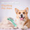 Firm Slicker Brush for Dogs - Extra Long Pin, Green 3