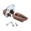 Drawer Track Guide Replacement Set Brown 4 pcs 5