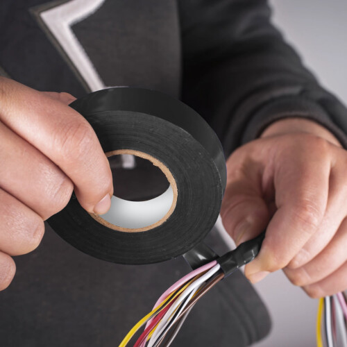 Black Electrical Tape Waterproof High Temp 60 Rolls 1